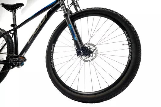 Bicicleta 29 Oggi Big Wheel 7.0 2026 Cues 9v Preto/Azul Tamanho 17