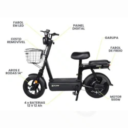 BIC ELETRICA XPLORER URBAN AUTOPROPELIDA 500W