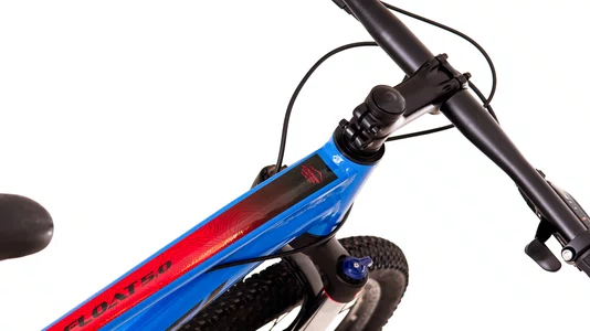 Bicicleta Oggi Aro 29 Float 5.0 HDS 24v Tourney Azul/Preto/Vermelho T15,5 2025