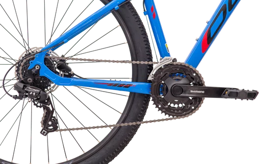 Bicicleta Oggi Aro 29 Float 5.0 HDS 24v Tourney Azul/Preto/Vermelho T15,5 2025