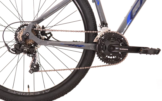 Bicicleta Oggi Aro 29 Float Sport 21v Tourney Grafite/Azul/Azul T17