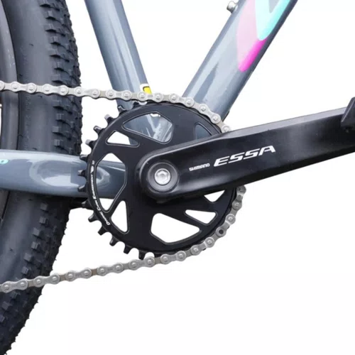 Bicicleta Oggi Aro 29 Float 5.0 HDS 1X8 Essa Grafite/Rosa/Azul T17 2026
