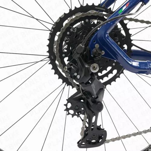 Bicicleta 29 Oggi Big Wheel 7.0 2026 Cues 9v Azul/Vermelho Tamanho 17