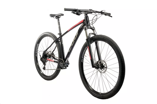Bicicleta 29 Oggi Big Wheel 7.0 2026 Cues 9v Preto/Vermelho Tamanho 19