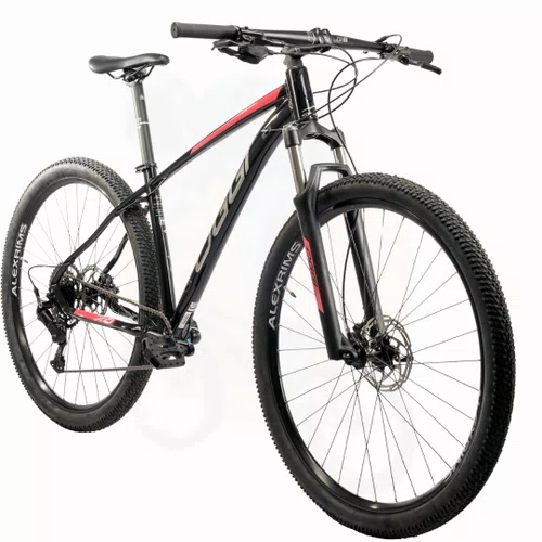 Bicicleta 29 Oggi Big Wheel 7.0 2026 Cues 9v Preto/Vermelho Tamanho 19