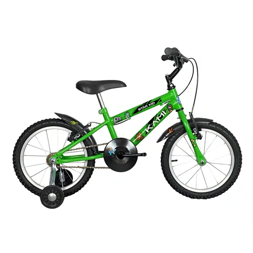 Bicicleta Aro 16 Kami STAR KID Verde Bicicleta Aro 16 Kami STAR KID Verde