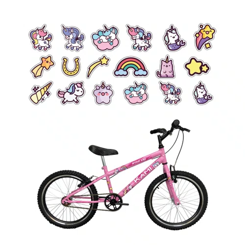 Bicicleta Aro 20 Kami STAR KID Rosa