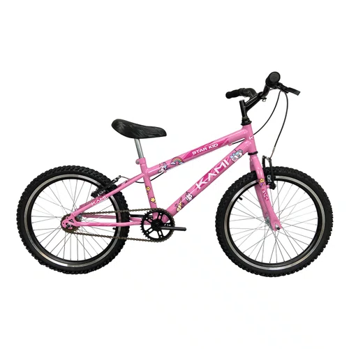 Bicicleta Aro 20 Kami STAR KID Rosa Bicicleta Aro 20 Kami STAR KID Rosa