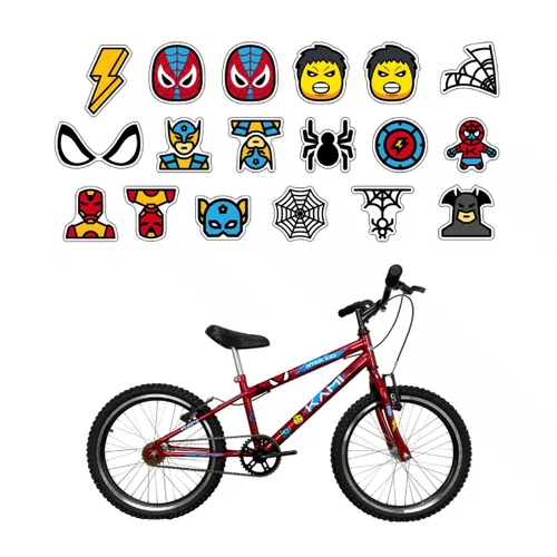 Bicicleta Aro 20 Kami STAR KID Vermelho