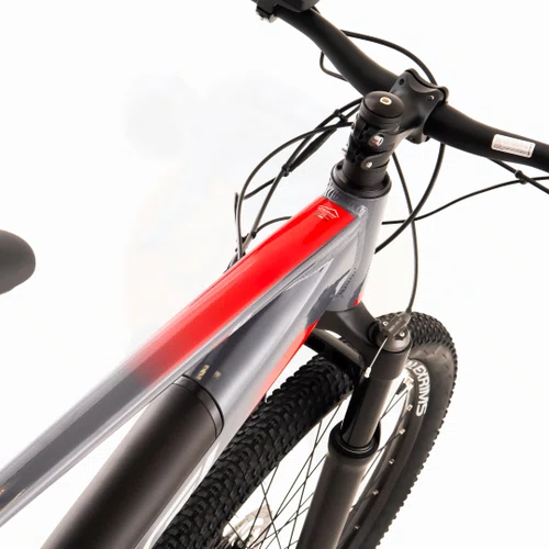 Bicicleta Eletrica Aro 29 Big Wheel 8.0 Acera 8v Cinza/Vermelho L