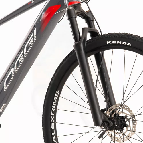 Bicicleta Eletrica Aro 29 Big Wheel 8.0 Acera 8v Cinza/Vermelho L