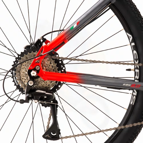 Bicicleta Eletrica Aro 29 Big Wheel 8.0 Acera 8v Cinza/Vermelho L