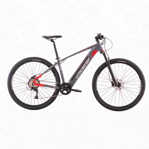 Bicicleta Eletrica Aro 29 Big Wheel 8.0 Acera 8v Cinza/Vermelho M