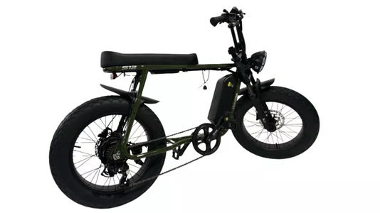 Bicicleta Eletrica StreetGO S12 Shimano 7v Verde/Preto