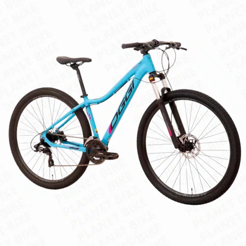 Bicicleta Oggi Aro 29 Float 5.0 HDS 1X8 Essa Azul/Preto/Rosa T17 2025