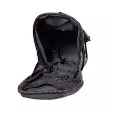 Bolsa de Selim Velcro 1,2L Preta/Cinza Elleven