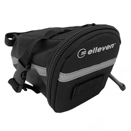 Bolsa de Selim Velcro 1,2L Preta/Cinza Elleven