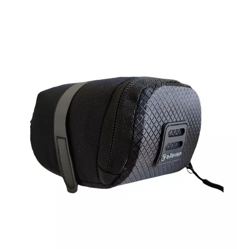 Bolsa de Selim Velcro 800ml Preta/Cinza Elleven