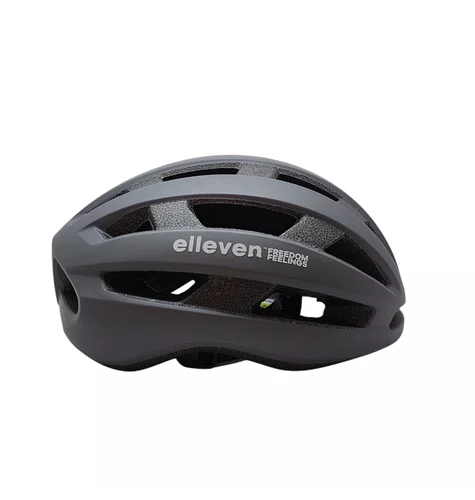 Capacete  Adulto InMode Race Elleven Cinza/Branco L 57/62