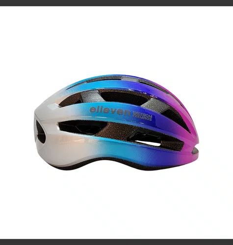 Capacete  Adulto Inmode Race Elleven Roxo/Azul/Cinza M 53/57