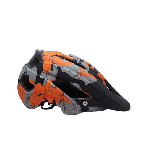 Capacete Elleven Trail InMode Laranja Camuflado
