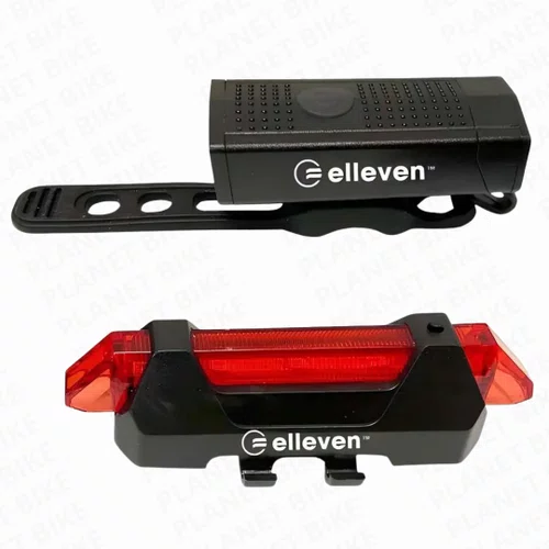 Farol e pisca power ligth 350 lum. USB Elleven