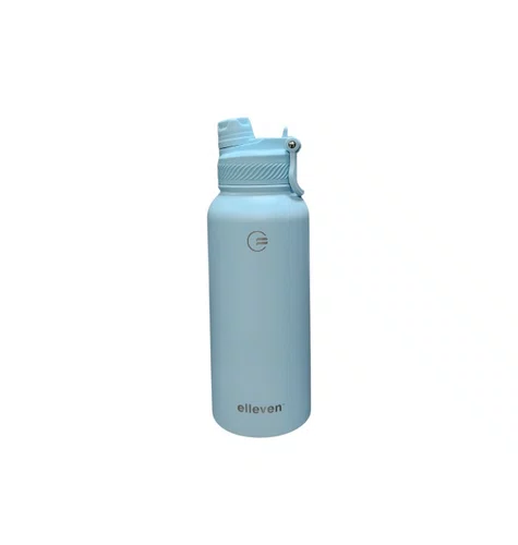 GARRAFA ELLEVEN TERMICA PREMIUM INOX 1000ML MULTI BICO AZUL