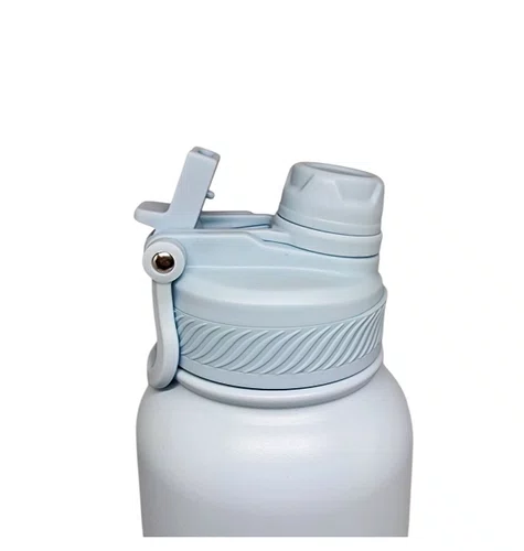 GARRAFA ELLEVEN TERMICA PREMIUM INOX 1000ML MULTI BICO AZUL