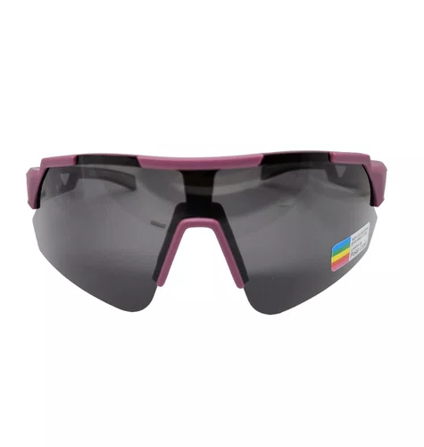 OCULOS CICLISMO EL61 LENTE POLARIZADA ROXO/CINZA