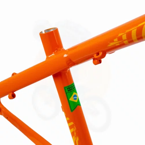 QUADRO HUPI NAJA V10 LARANJA GANCHEIRA HORIZONTAL