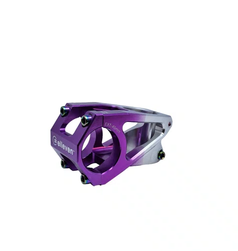 Suporte Guidão Elleven Roxo/Prata 31,8mm