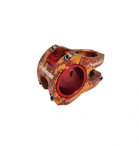 Suporte Guidão Elleven Vermelho/Dourado 31,8mm