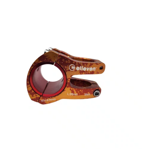 Suporte Guidão Elleven Vermelho/Dourado 31,8mm