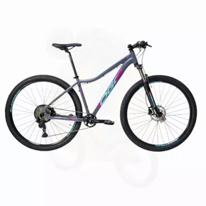 Bicicleta Oggi Aro 29 Float 5.0 HDS 1X8 Essa Grafite/Rosa/Azul T15,5 2026