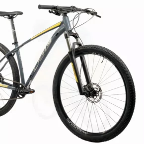Bicicleta 29 Oggi Big Wheel 7.0 2026 Cues 9v Grafite/Amarelo Tamanho 17