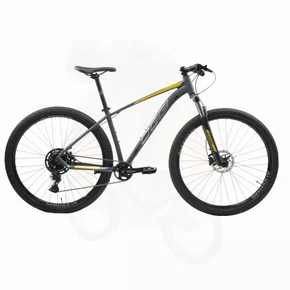 Bicicleta 29 Oggi Big Wheel 7.0 2026 Cues 9v Grafite/Amarelo Tamanho 17