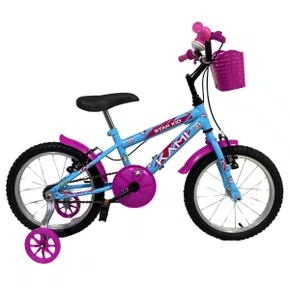 Bicicleta Aro 16 Kami STAR KID Azul bebe