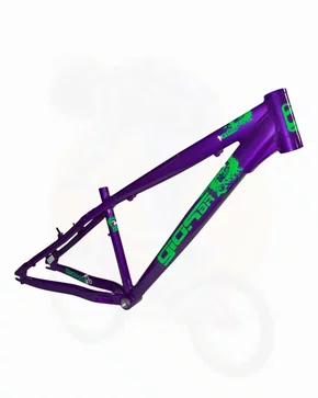 Bicicleta Aro 26 Gios 4Trix Bike Grau Roxo/Verde