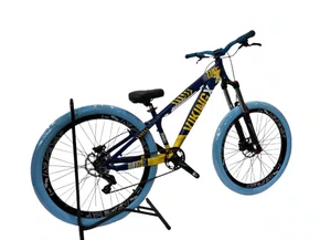 Bicicleta Aro 26 Vikingx TUFF X25 Azul/Amarelo