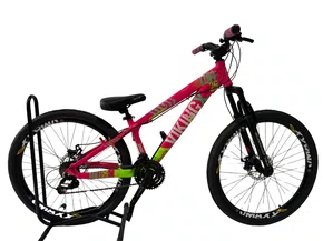 Bicicleta Aro 26 Vikingx TUFF X25 Rosa/Verde