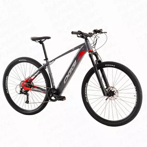 Bicicleta Eletrica Aro 29 Big Wheel 8.0 Acera 8v Cinza/Vermelho M