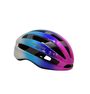 Capacete  Adulto Inmode Race Elleven Roxo/Azul/Cinza L 57/62