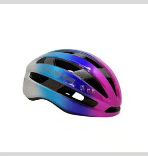 Capacete  Adulto Inmode Race Elleven Roxo/Azul/Cinza M 53/57 Capacete  Adulto Inmode Race Elleven Roxo/Azul/Cinza M 53/57