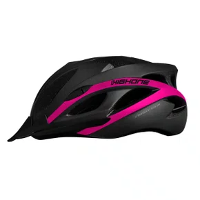 Capacete MTB High One Preto/Rosa Tam: G