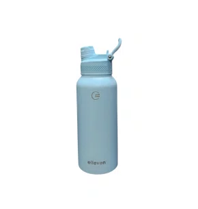 GARRAFA ELLEVEN TERMICA PREMIUM INOX 1000ML MULTI BICO AZUL
