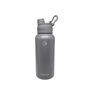 GARRAFA ELLEVEN TERMICA PREMIUM INOX 1000ML MULTI BICO CINZA