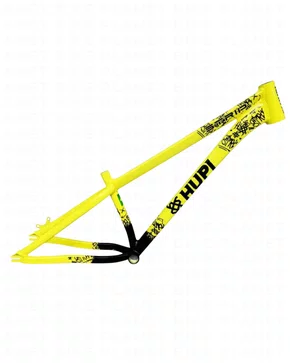 QUADRO HUPI STRIP AMARELO/PRETO GANCHEIRA HORIZONTAL