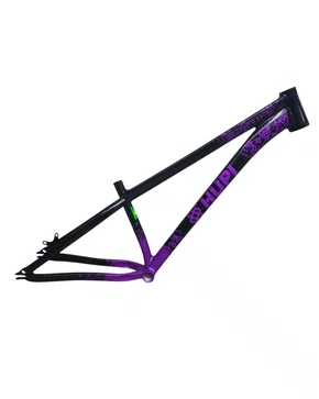 QUADRO HUPI STRIP PRETO/ROXO GANCHEIRA HORIZONTAL