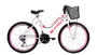 Bicicleta aro 24 Athor Musa Branco/Rosa