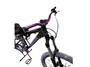 Bicicleta Aro 26 Gios 4Trix Preto/Roxo Bicicleta Aro 26 Gios 4Trix Preto/Roxo